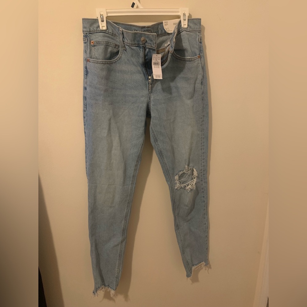American Eagle distressed jeans, size 12